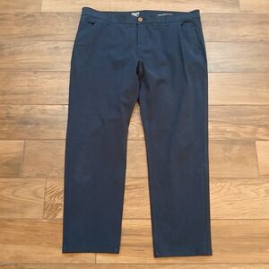 Mugsy‎ Pants Mens 42x30 Blue Chino Morgans Golf Stretch Casual Comfort K4PNNV
